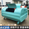 Outdoor hook-arm type dustbin 3 square 4 square iron carbon steel dustbin trailer-unloadable sanitation transfer box customization. Additional shipping fee + please contact customer service for quotation.