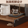 FANLILIN acrylic cup holder desktop cup storage rack dining table light luxury high-end coffee cup tea cup sideboard walnut color-black tea flat style medium size