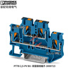Phoenix PTTB 2.5-PV BU blue double-layer terminal block top and bottom conduction