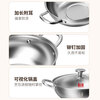 Kangbach hot pot special pot 304 stainless steel large capacity uncoated soup pot induction cooker household multi-function pot
