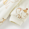 Tongtai (TONGTAI) baby jumpsuit autumn and winter pure cotton quilted baby clothes newborn cotton romper yellow 80cm