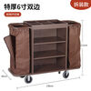 Hotel linen cart, special work cart for guest rooms, hotel stainless steel service cart, cleaning cart, cleaning trolley, 4-inch single-sided cart (for carpet only), low price on the whole network