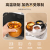 Crock pot soup stew pot household commercial water-proof stew steamed egg for one person stew pot with lid Shaxian snack ceramic soup pot thickened version earthen pot (white) 500ml