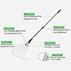 Mandelai rake grass rake garden stainless steel 15-tooth rake retractable rake farm tool rake tool rake grass rake