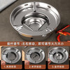 Thickened stainless steel alcohol stove small hot pot solid liquid dormitory pot portable hotel dry pot household set good quality alcohol stove + pot without lid 26cm