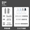 Zuutii Canada gravity oil bottle automatic opening and closing glass soy sauce vinegar seasoning bottle kitchen household gravity oil bottle storage tank new color - glacier blue gravity pouring oil bottle 500ml