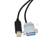 USB to DB15 male and female, suitable for weighing instruments connected to PC RS232 serial communication data cable USB to 15 USB to 15-pin female 1.8m