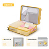 Heilan House (HLA) biscuit style boarding suitcase for women large capacity trolley case for men travel password box checked cheese yellow 20 inches