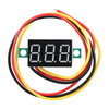 YourCee0.28/0.36 inch two-wire three-wire voltmeter variable precision digital display/digital voltmeter reverse connection protection 0.28 inch_two-wire voltmeter-red no specifications