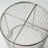 Pickup Cat 304 stainless steel cleaning basket disinfection basket storage basket cleaning basket universal stainless steel disinfection basket leaking mesh mesh 6 mm diameter 25cm * height 15cm