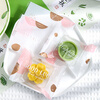 Pick-up snowskin mooncake egg yolk pastry packaging machine sealing bag 50g 100 sets snowflake pastry mung bean cake baking bag with bottom tray