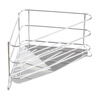 Frost Mountain Triangular Drain Rack 304 Stainless Steel Sink Corner Storage Rack Cup Holder Detergent Sponge Wipe Rack Stainless Steel Triangular Drain Rack Width 15.5 Height 12cm