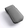 Yusenyi High-end Leather Car Glasses Clip In-Car Sunglasses Case Car Sun Visor Invisible Sun Magnetic Glasses Case Premium (Gray)