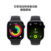 Apple/Apple WatchS11 smart watch GPS+ cellular model 46mm bright black aluminum metal case black sports strap S/M-China Unicom data card