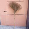 Large broom pure handmade large bamboo broom outdoor large golden branch large broom factory yard sweeping snow large bamboo broom sanitation sweep iron wire reinforced leafless bamboo broom