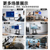 Xingkaishi mobile TV bracket (32-150 inches) universal floor-standing TV hanger TV cart video conferencing live display screen mobile cart floor-standing TV bracket 40-80 inches load-bearing upgrade upper and lower storage tray horizontal screen installation