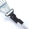 Mandelai rake grass rake garden stainless steel 15-tooth rake retractable rake farm tool rake tool rake grass rake