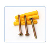 Hongman expansion screw screw tube expansion bolt screw small yellow croaker self-tapping screw set strong load-bearing 6mm 60 sets