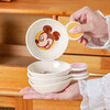 Disney (Disney) cartoon condiment dish, high-looking Mickey and Daisy home dipping sauce, thickened, large capacity, cute Daisy Shuyue with handle dish