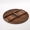 Taixi Pavilion wooden lid round lid household wok lid wooden lid water cylinder lid universal old-fashioned wooden lid pot household free shipping diameter 22 cm