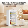 Haier ice bar household small mini freezer office living room ice bar embedded air-cooled frost-free first-class energy efficiency tea and fruit preservation cabinet single-door refrigeration retro electronic temperature control Jasmine white fully refrigerated black gold purification retro compact 88L