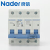 Nader Shanghai Liangxin NDB1-63C type 4P small circuit breaker 25A air switch 16 air conditioning main circuit breaker NDB1-63 C50/4