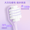 2 pcs of Double Plus soft-bristled toothbrushes with wide head and super soft bristles for sensitive gums, suitable for gum protection for adults, men, and women.