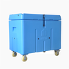 Special ultra-large capacity 320L dry ice storage box, rotomolded thermal insulation refrigeration, resistant to minus 80 degrees low temperature, with wheels for cleaning, 100 liters (packed with 55KG dry ice), stored for 4-5 days