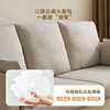 Quanyou Home Modern Simple Furniture Fabric Sofa Small Apartment Home Bedroom Living Room Solid Wood Leg Three-Seater Sofa