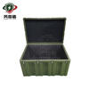 Rotational molding box 1200*800*600mm three-proof box storage equipment box material transport box precision instrument box military green wheelless model_(standard cotton)