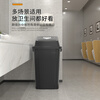 Jingbaodun commercial trash can with lid large large capacity square industrial storage bucket 60L blue square with lid