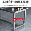 Kegang stainless steel workbench factory packaging workshop wear-resistant assembly table waterproof, rust-resistant and high-temperature-resistant operation table laboratory acid-alkali-resistant and corrosion-resistant instrument experimental table assembly line operating table 201 stainless steel table 1400*800*750 300KG