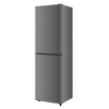 CHIGO 268 liter double-door refrigerator household small first-class energy efficiency large capacity refrigerated fresh-keeping soft freezer partitioned storage energy-saving refrigerator for rental housing trade-in 268 liters four layers of upper refrigeration and three layers of lower freezer shelves
