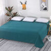 Shantou Lincun solid color large bed sheets, tatami sheets, Kang sheets, four-season sheets, extra large and wide sheets, rural soil Kang sheets, 3/4 meters, malachite green, 1.6 meters x 2.4 meters