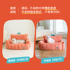 ZEZE striped pet bed, warm cat bed, universal for all seasons, removable and washable cute pet sofa, cat nest soft cushion