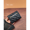 CHLING KAYAN Small ck women's bag coin purse card holder women's 2025 new genuine leather coin zipper high version black label zipper coin card holder cowhide cover short style