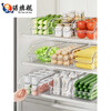 Junran German imported quality food-grade refrigerator storage box drawer-type crisper box for household vegetables, fruits and eggs, transparent, 1 pack, drawer-type/easy to take, upgraded and thickened