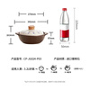 Bear casserole wide-mouth soup pot clay pot rice stew pot high temperature resistance and non-cracking 3.2L health-care pot ceramic pot gas