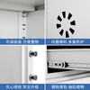 SHENGYI Emergency Supply Cabinet Confidential Cabinet File Cabinet Information Cabinet Lockable Office Locker Electronic Password Lock Low Cabinet 90*42*185cm Double Section-No Draw-National Treasure Fingerprint