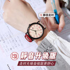 Xiaomi Buyi Junior High School High School Student Watch Middle School Female Teenager Calendar Quartz Watch Canvas Strap High School Exam Special Watch Black and White Strap-Calendar Style
