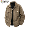 Woodpecker (TUCANO) jacket men's winter corduroy jacket men's workwear thickened warm loose clothes men's coffee XL