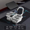 ANTA Four-Wheel Abdominal Wheel Automatic Rebound Abdominal Muscle Wheel for Men and Women Fat Burning Magic Roller Abdominal Slim Belly 2025 New Fitness Mat Combination - Gray Abdominal Wheel + Special Pad (Free Thickened Kneeling Mat)