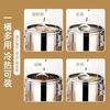 Kamanpait thick 304 insulated bucket commercial stall large capacity canteen rice bucket soy milk bucket milk tea bucket tofu brain soup bucket 304 extra thick with faucet three-layer insulated bucket holds about 10 kilograms of water