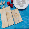 Yusenyi oil corner mold bag flour dumpling artifact rice cake stamp Qingming fruit quick pressed leather solid wood chive box free shipping 7cm pressed flour dumplings