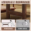 Zhuobo coffee table bay window table kang table bed table folding table small table BZ52 walnut color 80*40cm