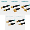 XINQY Xinqiyuan SMP/SMPM super flexible RF adapter cable 0-18GHz low insertion loss stable amplitude coaxial test line cable assembly GPO/GPPO flexible test feeder SMP female-SMP female elbow 1m