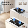 Boss (Robam) Star Series Gas Stove Gas Stove 20B0A Household Natural Gas Double Stove Embedded Desktop Gas Stove 5.0KW Adjustable Stove Replacement without Changing the Hole Trade-in