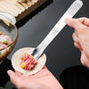 Mai Shute 304 stainless steel dumpling filling spoon, wonton and wonton filling mixing spoon, household stuffing spoon for making buns, upgraded spoon, 3 pieces