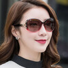 Sun protection glasses for women, sunglasses for round faces, sunglasses for women with square faces, long faces, oval, transparent purple frame
