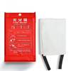 Fire blanket thickened thermal insulation high temperature gas station commercial outdoor flame retardant fiberglass silicone cloth fire certification 1.5m*1.5m national standard thickened